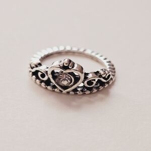 Silver Princess Ring Size 5